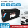 LiFePO4 자동차 배터리, 밴, SUV, 세단, 트럭용, 리튬 자동차 시동 정지 배터리 교체, 12V, 120Ah, 2300CCA, 110-20 1