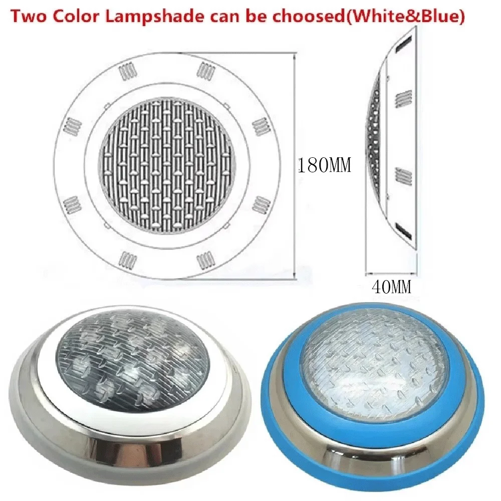 25W RGB LED Swimming Pool Light IP68 Waterproof AC/DC12V 12W 18W Outdoor RGB UnderWater Light Pond LED Piscina Luz Spotlight