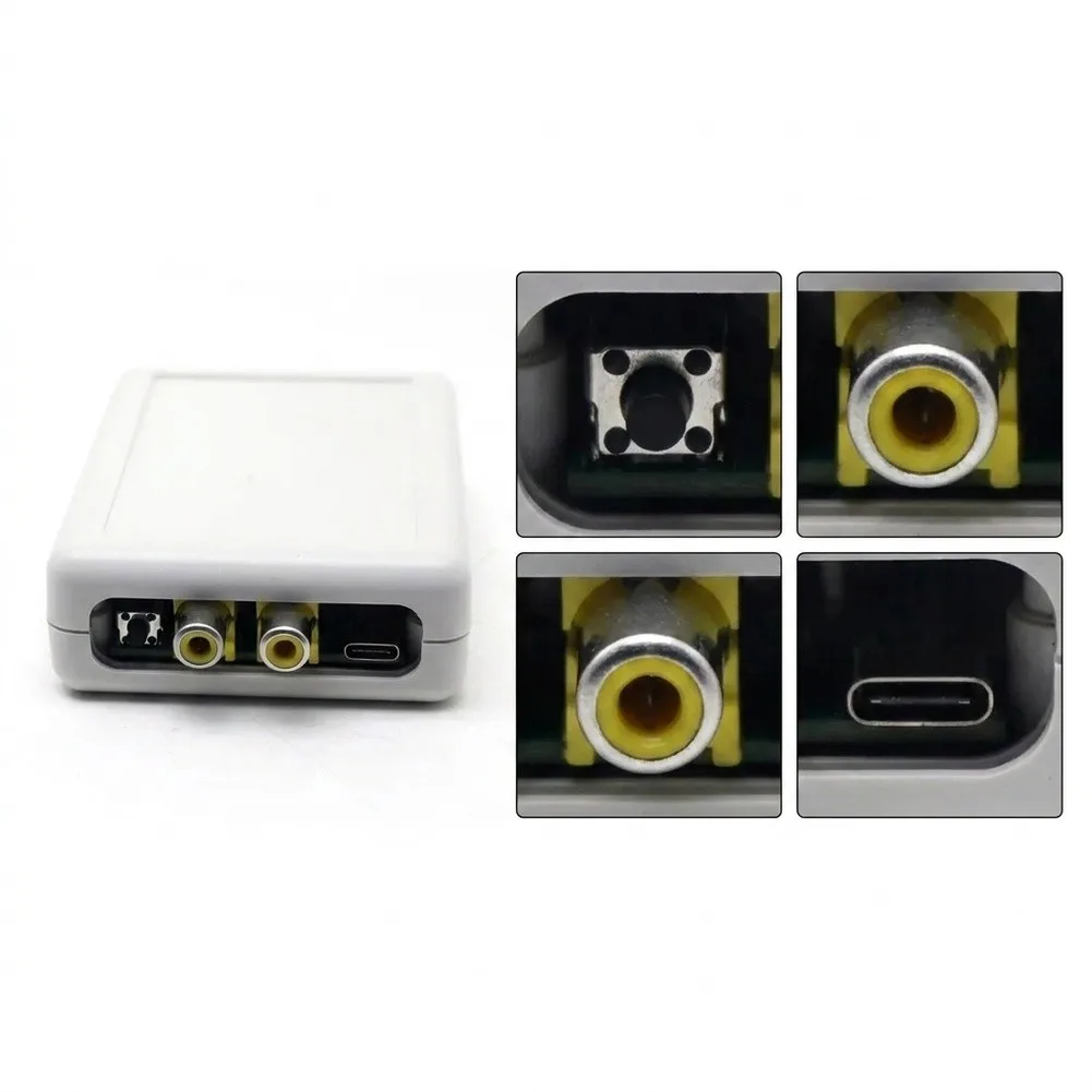 Analog Video Audio Broadcast Transmitter for Retro TVs with USB Power and Adjustable Channel Selection 1 to 56
