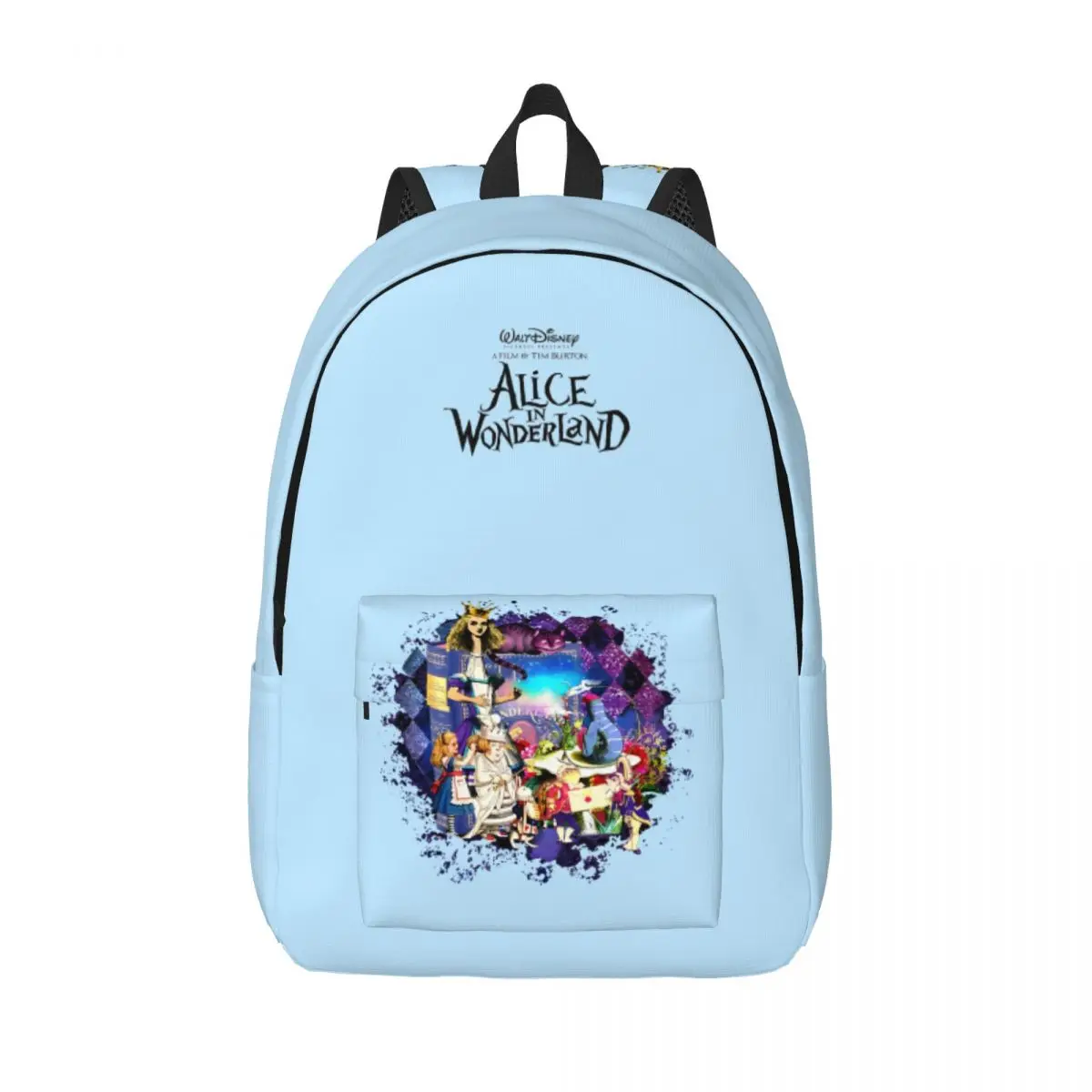 

Gift Mask Of Alice Multi Compartment Laptop Bag Disney Alice in Wonderland Film Good Quality Children Laptop Bag Hiking