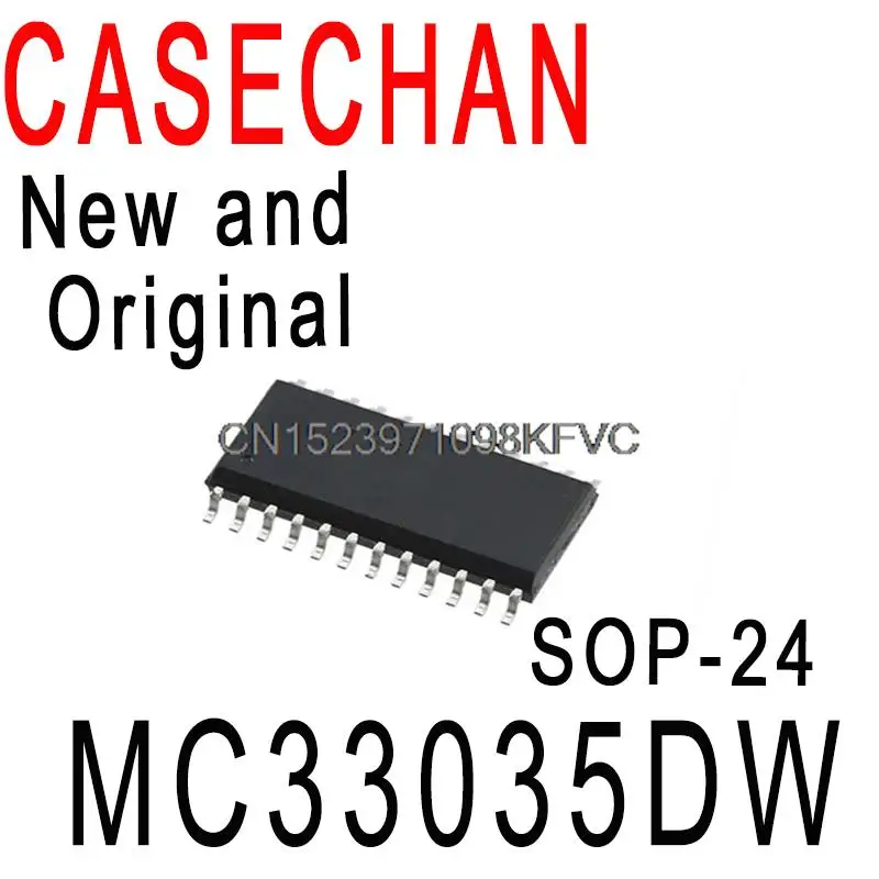 5PCS New and Original MC33035 MC33035DWG  SOP-24 SMD Brushless DC Motor Controller In Stock IC MC33035DW