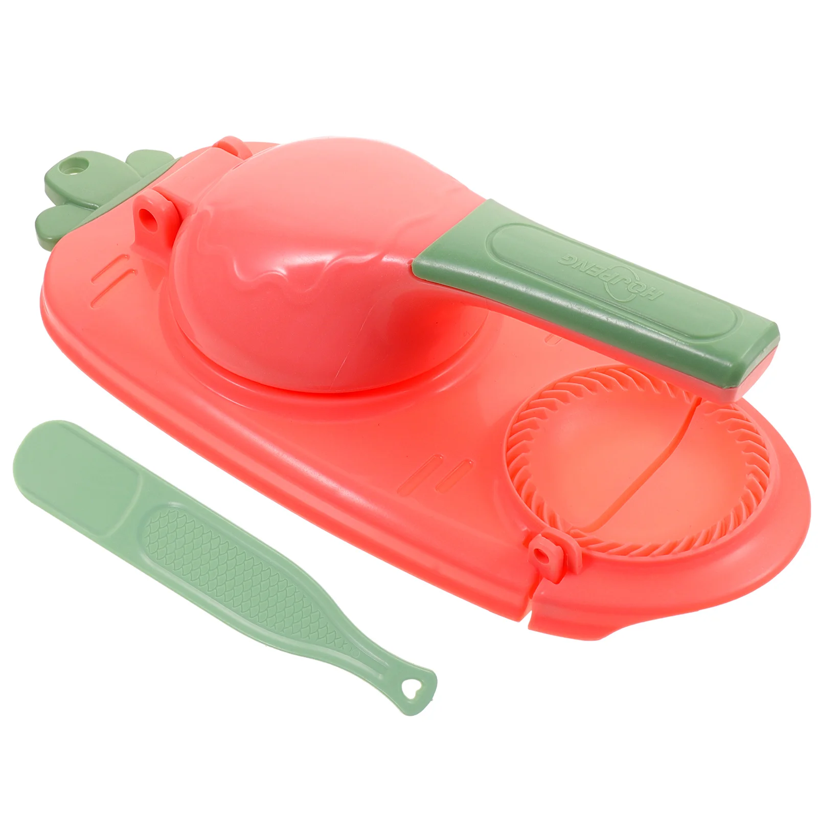 

1 set Plastic Dumpling Press Mold Kitchen Gadget Smooth Surface Easy Clean Ergonomic Handle Non Stick Dough Presser Making Tool