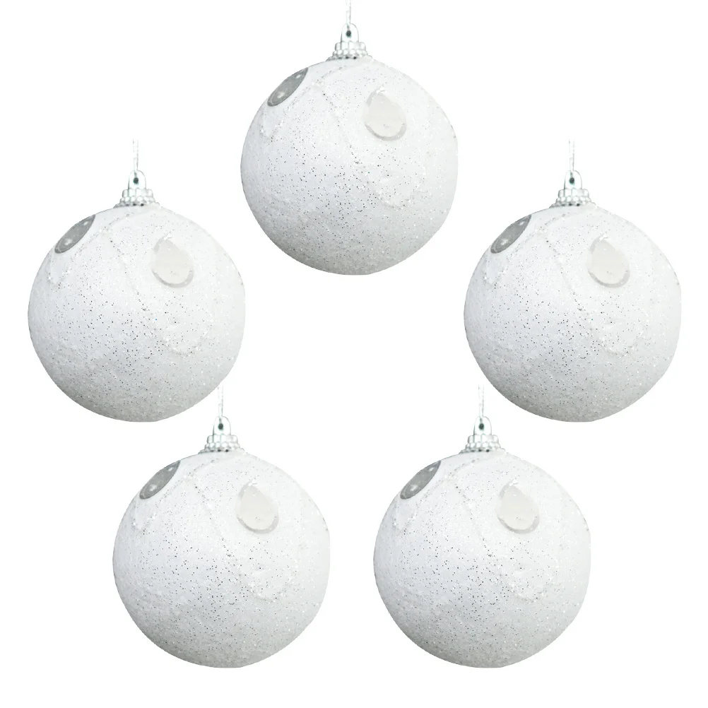 

5Pcs Christmas Ball Decorations Hanging Ornament for Xmas Tree Party Wedding Garden Event Decoration Supplies Christmas Ball