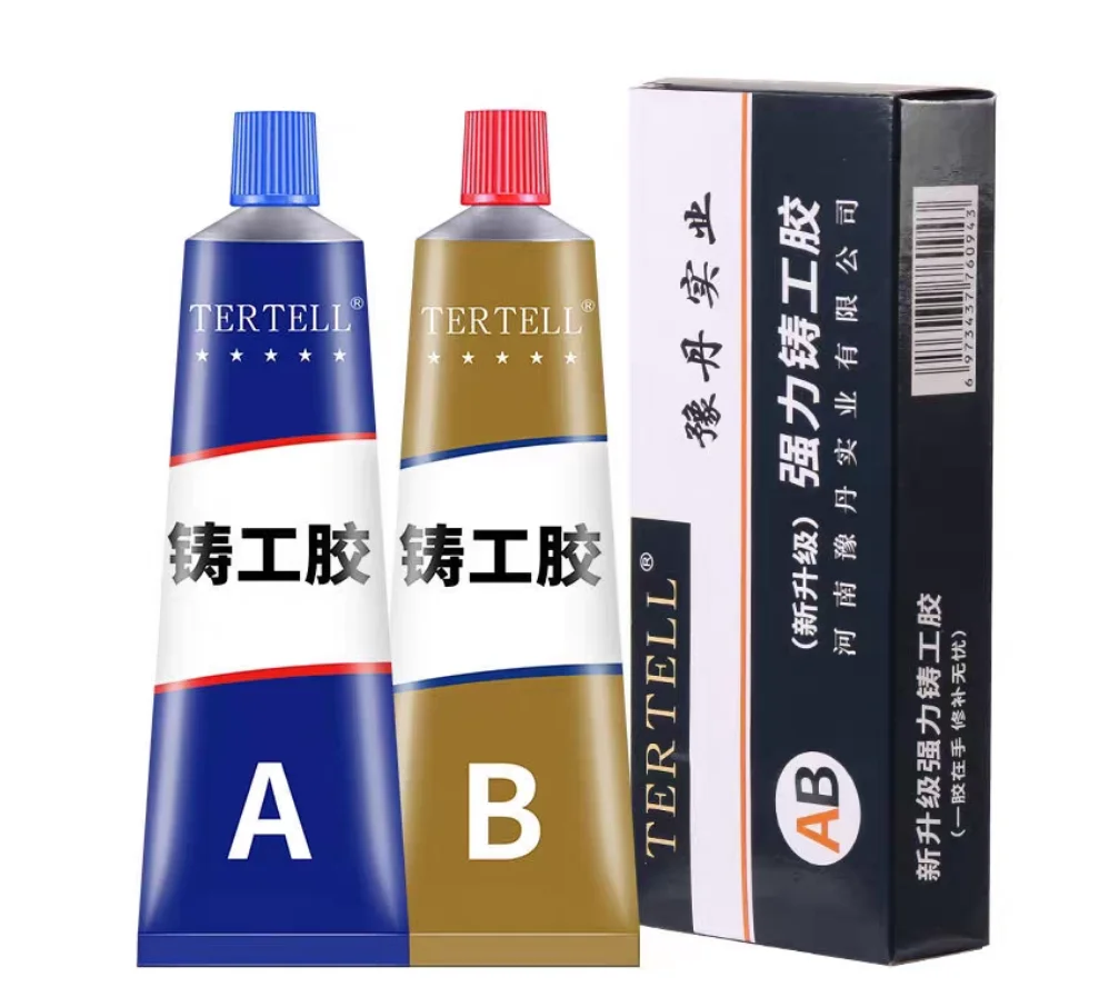 FOR TERTELL Casting Rubber High-Strength AB Adhesive for Metal Repair and Casting Applications Original Product