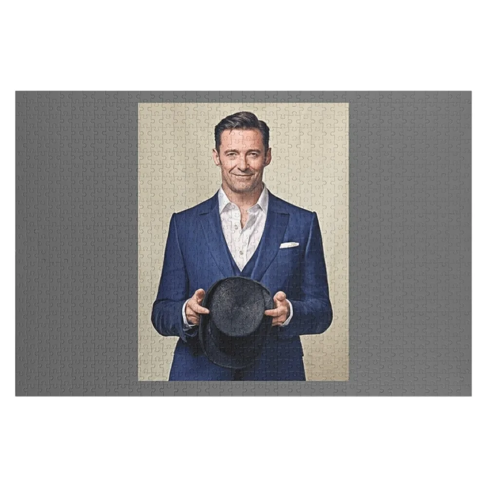 

Hugh Jackman Jigsaw Puzzle Wooden Jigsaws For Adults Wood Adults Personalized Photo Gift Wood Name Puzzle