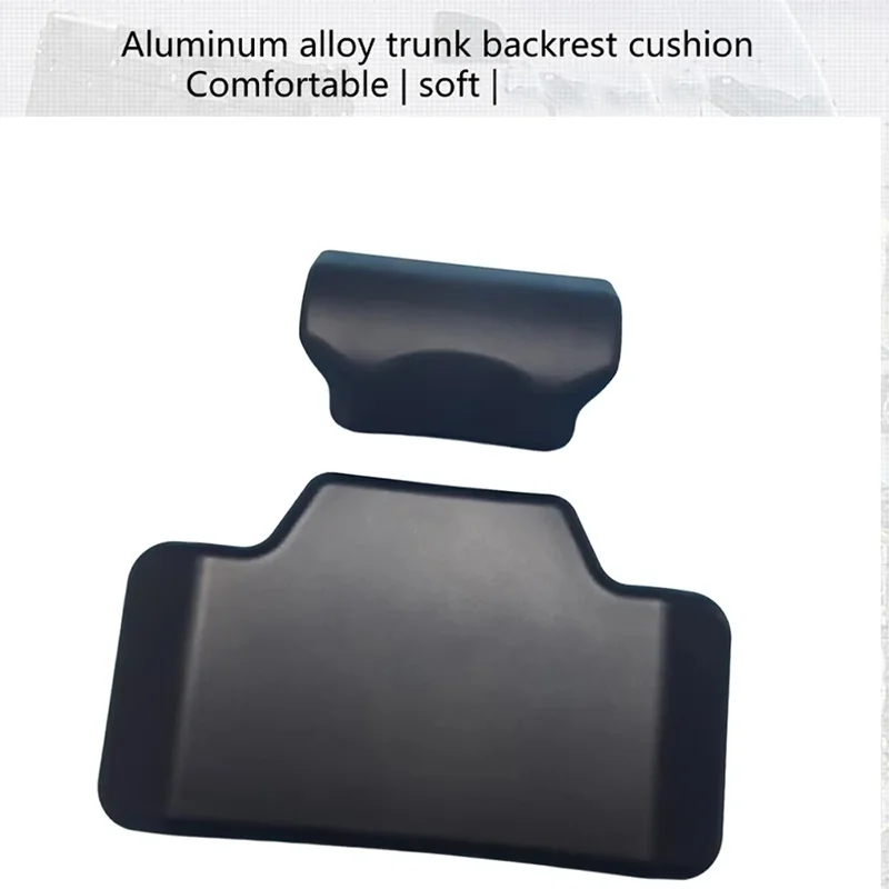 1Pc Universal Motorcycle Passenger Backrest Back Pad Universal Self-adhesive Shockproof Moto Rear Top Case Box Luggage Cushion image 4