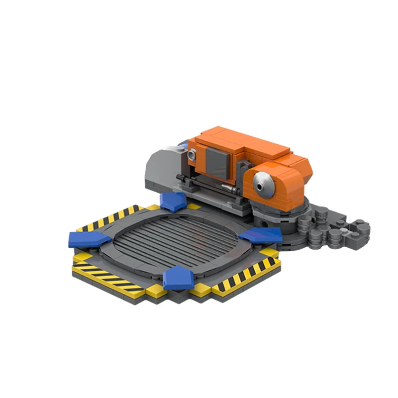 Service Depot Center Model MOC Building Bricks War Equipment Modular Technology Gifts Holiday Assemble Children Toys Suit