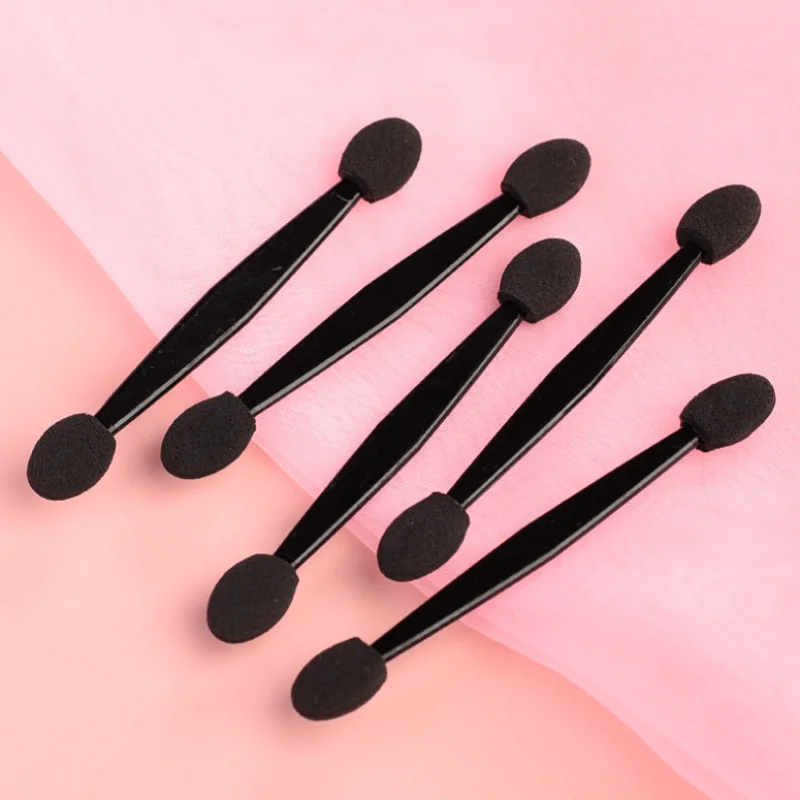 50 Disposable Double Head Sponge Eye Shadow Stick Makeup Tool