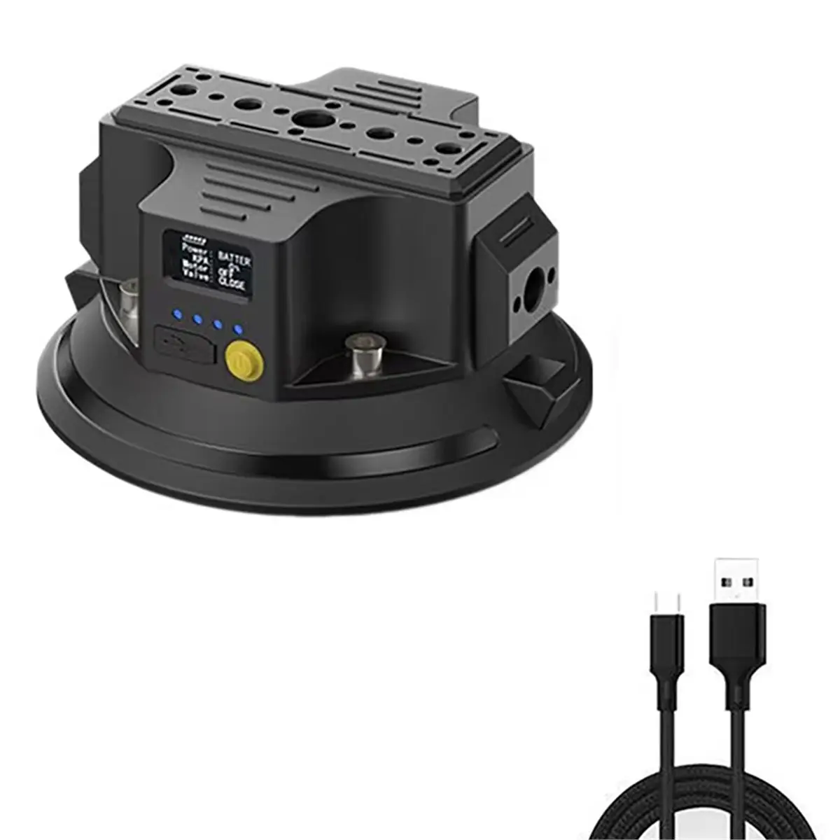 N05R 4.5inch Strong Electric Suction Cup Car Camera Shock Absorption Sports Camera Fixed Tool for Camera Phone