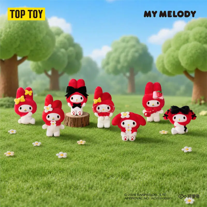 TOPTOY SANRIO MY MELODY CLASSIC Series Blind Box Mystery Box Toys Kawaii Ornaments Figurines Home Decor Desktop Model Dolls
