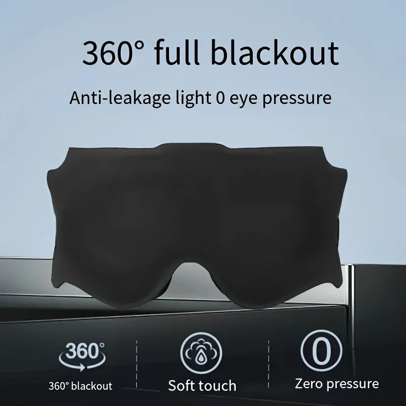 The Ultimate Sleeping Eyemask-Adjustable 3D Stereo Eye Mask, Perfect Light Blocking, To Ensure Uninterrupted Sleep, Suitable for