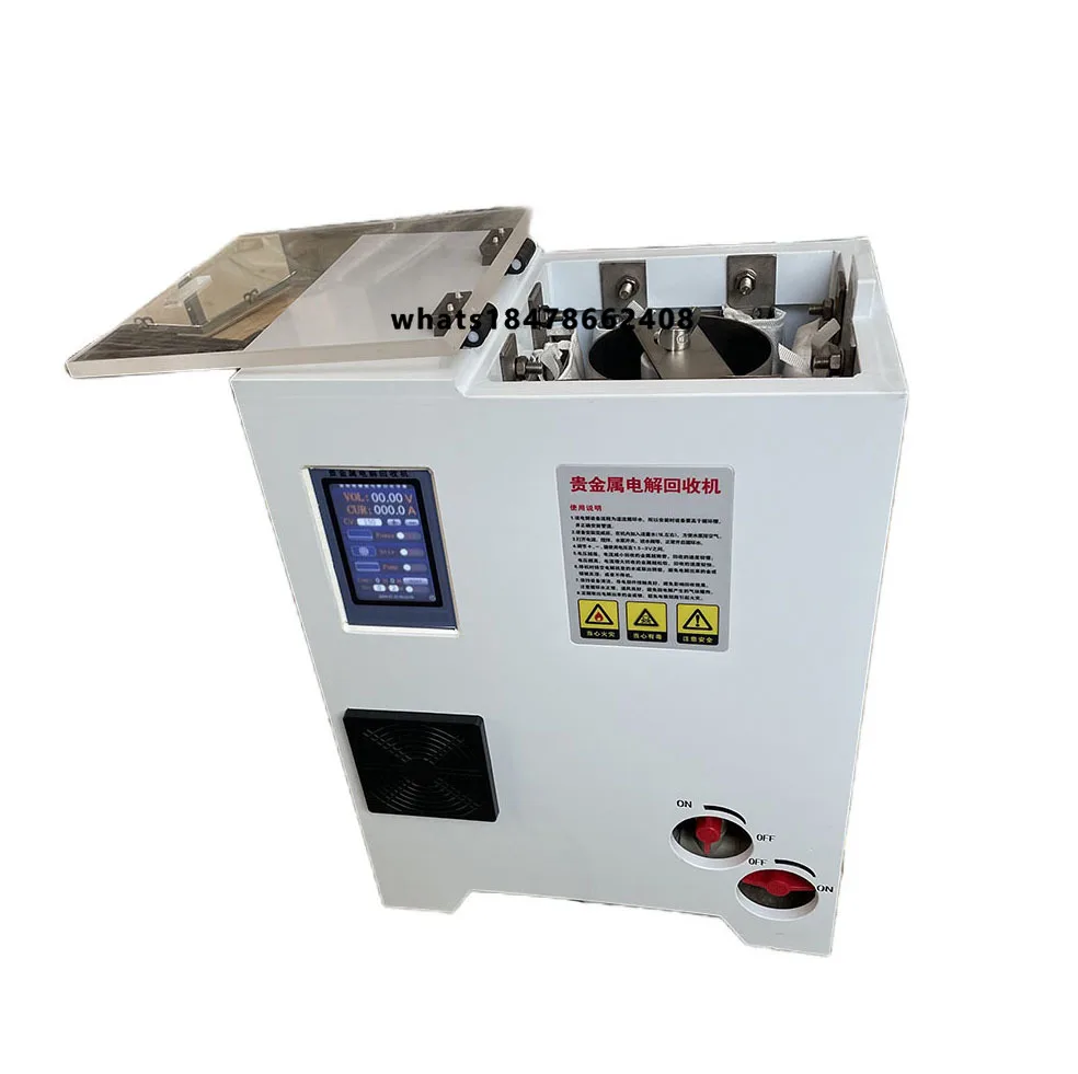 Small Automatic Gold and Silver Electrolysis Refining System for E Waste Stripping Solution