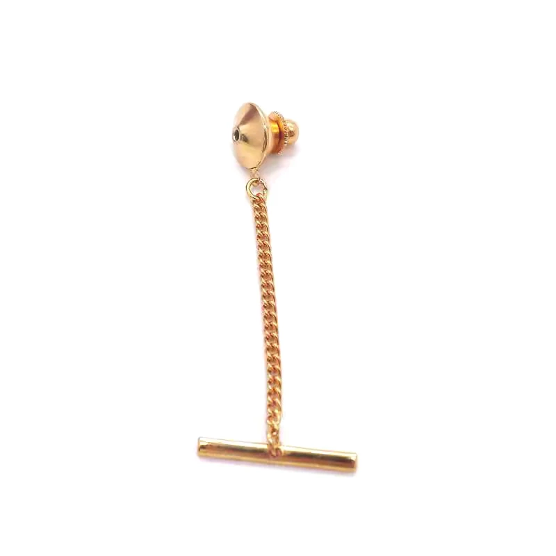 Fashion Quality Men Tie Ring Gold Metal Wedding Tie Ring For Men Tie DiBanGu Dropshipping JZ02-03