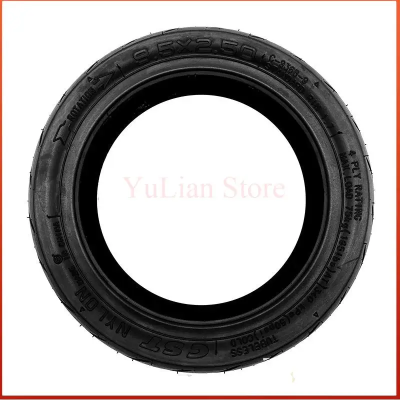 9.5 Inch 9.5x2.50 Jelly Anti Stabbing Vacuum Tire Tubeless Tire CST Vacuum Tyre for Xiaomi M365/1S Series Electric Scooter