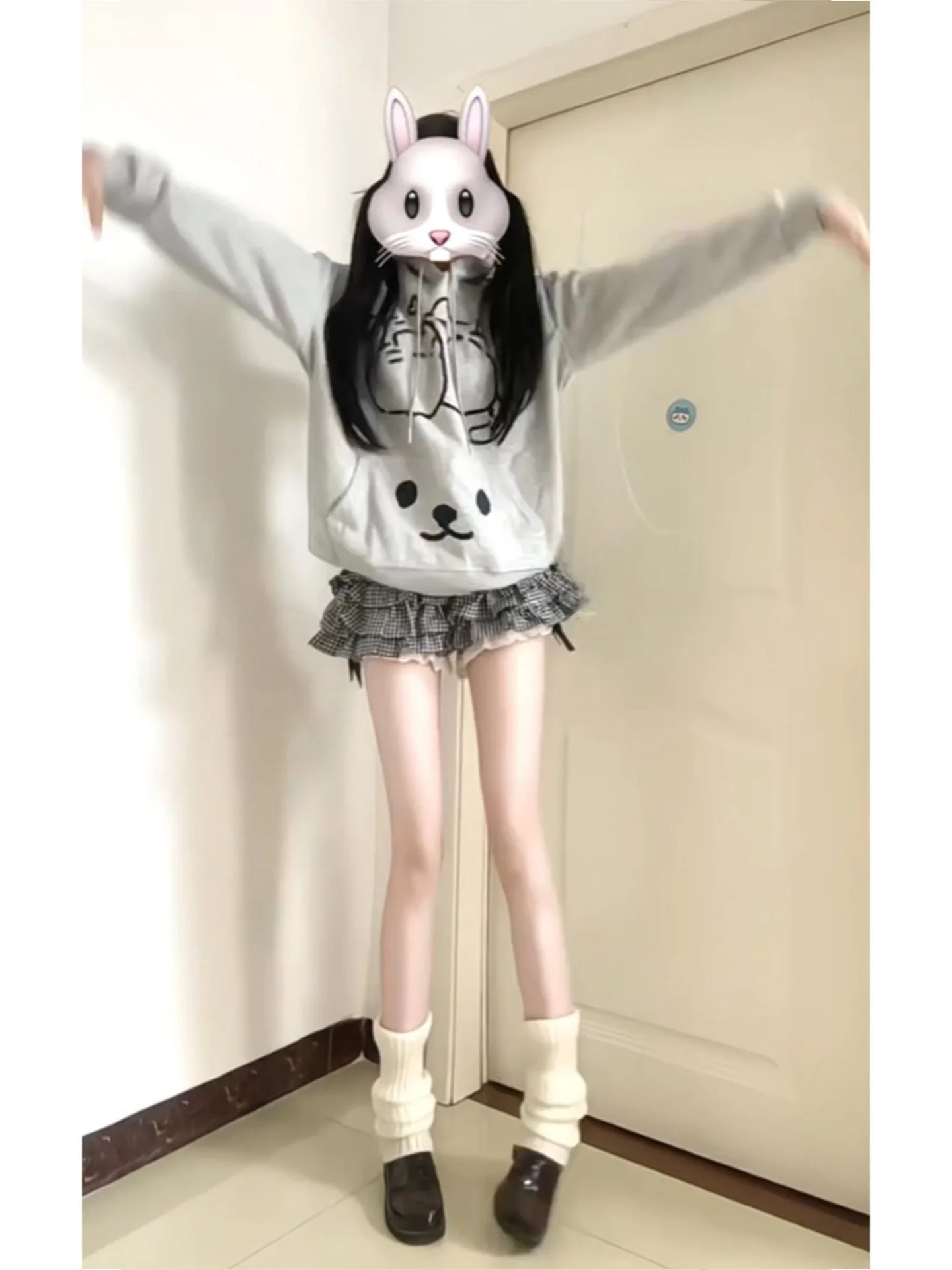 لوليتا اليقطين السراويل تنورة المرأة ربيع الخريف اليابانية Sle Fre لطيف الدانتيل منقوشة متعدد الطبقات رقيق تنورة عالية الخصر كعكة...