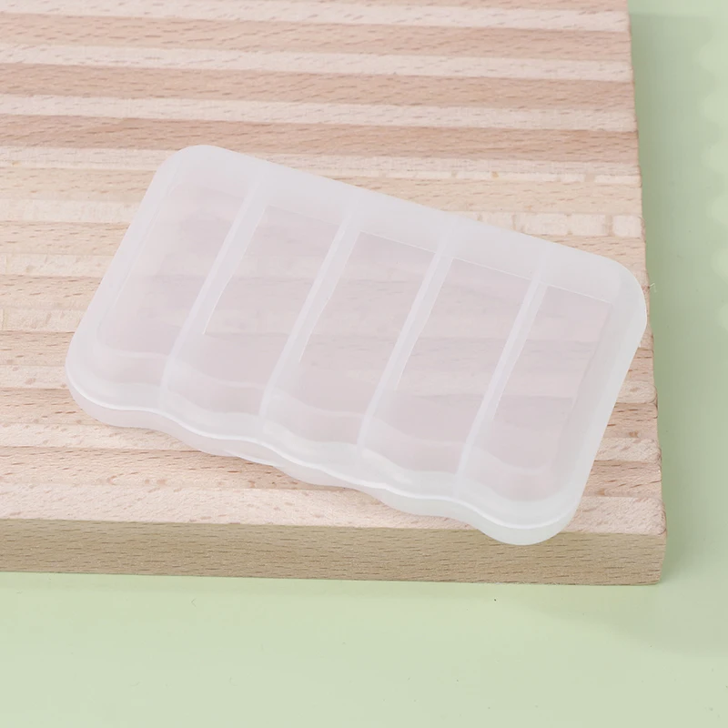 High Transparent Plastic Rectangle Box Noise-proof Earplug PP Empty Storage Box Portable Durable Small Items Case