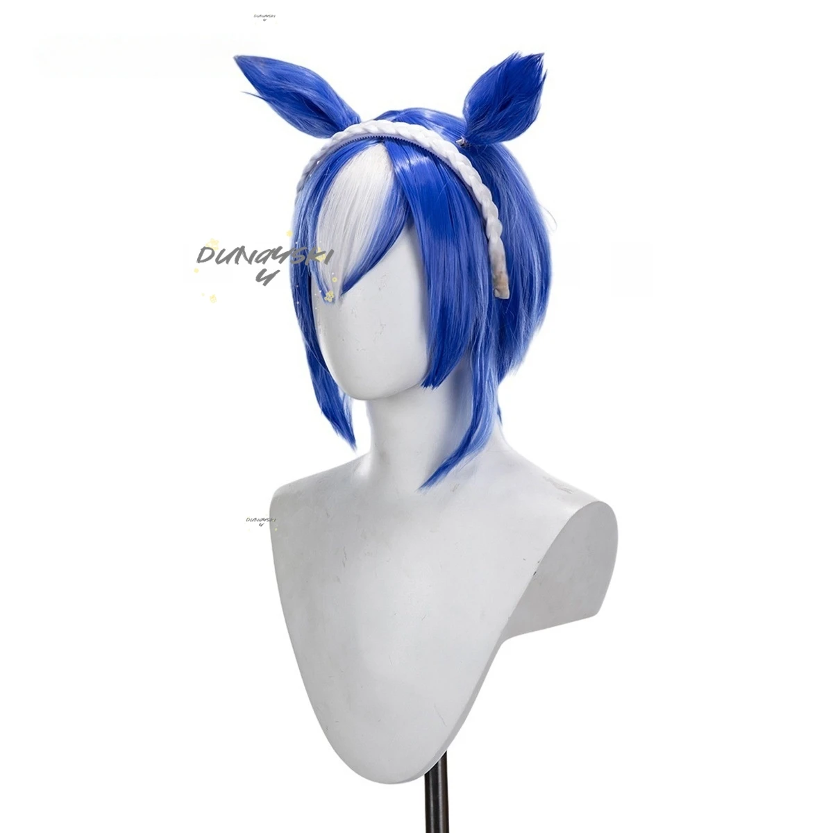 Uma Musume Pretty Derby Cesario Cosplay peluca cola oreja Anime juego de rol pelo sintético fiesta de Halloween