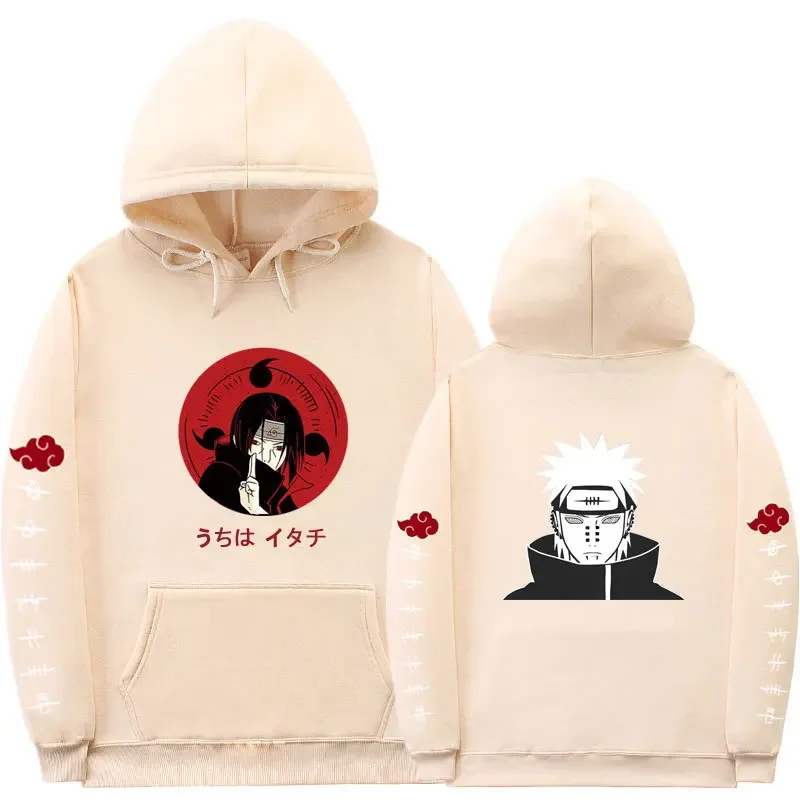 

Spring and Autumn New Trendy Brand Sweater Men and Women Naruto Naruto Students Casual Sports Plus Velvet Hooded Sweater