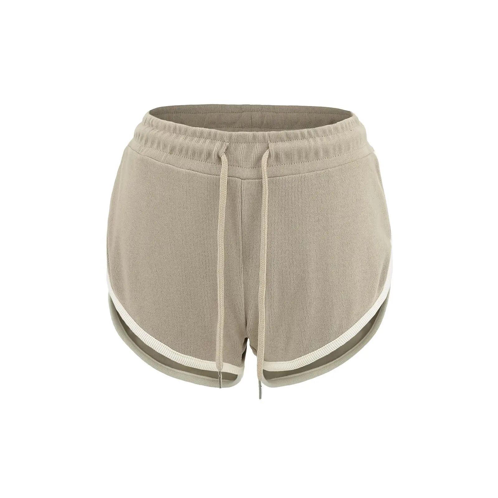 American Retro Spicy Girl Dstring Elastic Waist Color Blo  Sexy Slimming Long Leg Sport orts Home Hot Pants Trendy