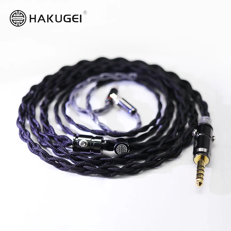 

HAKUGEI Shadow Litz Pure Silver & Litz 6NOCC Медный нейлоновый экранирующий кабель для наушников