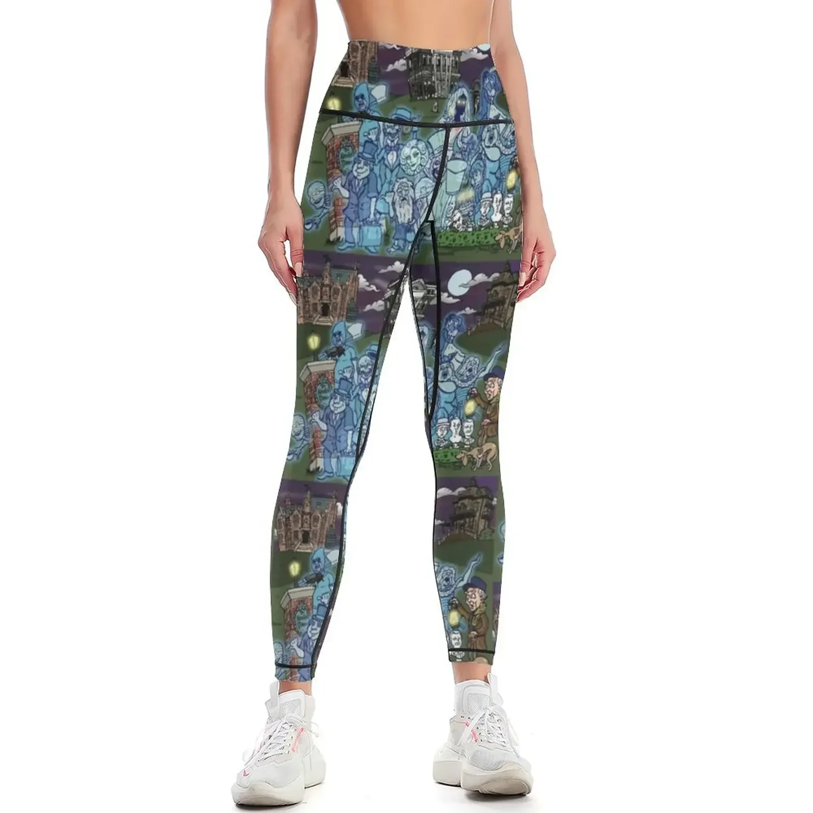 

Grim Grinning Ghosts Leggings sportswear woman gym 2025 Legging sport exercise clothing for sporty woman push up Womens Leggings