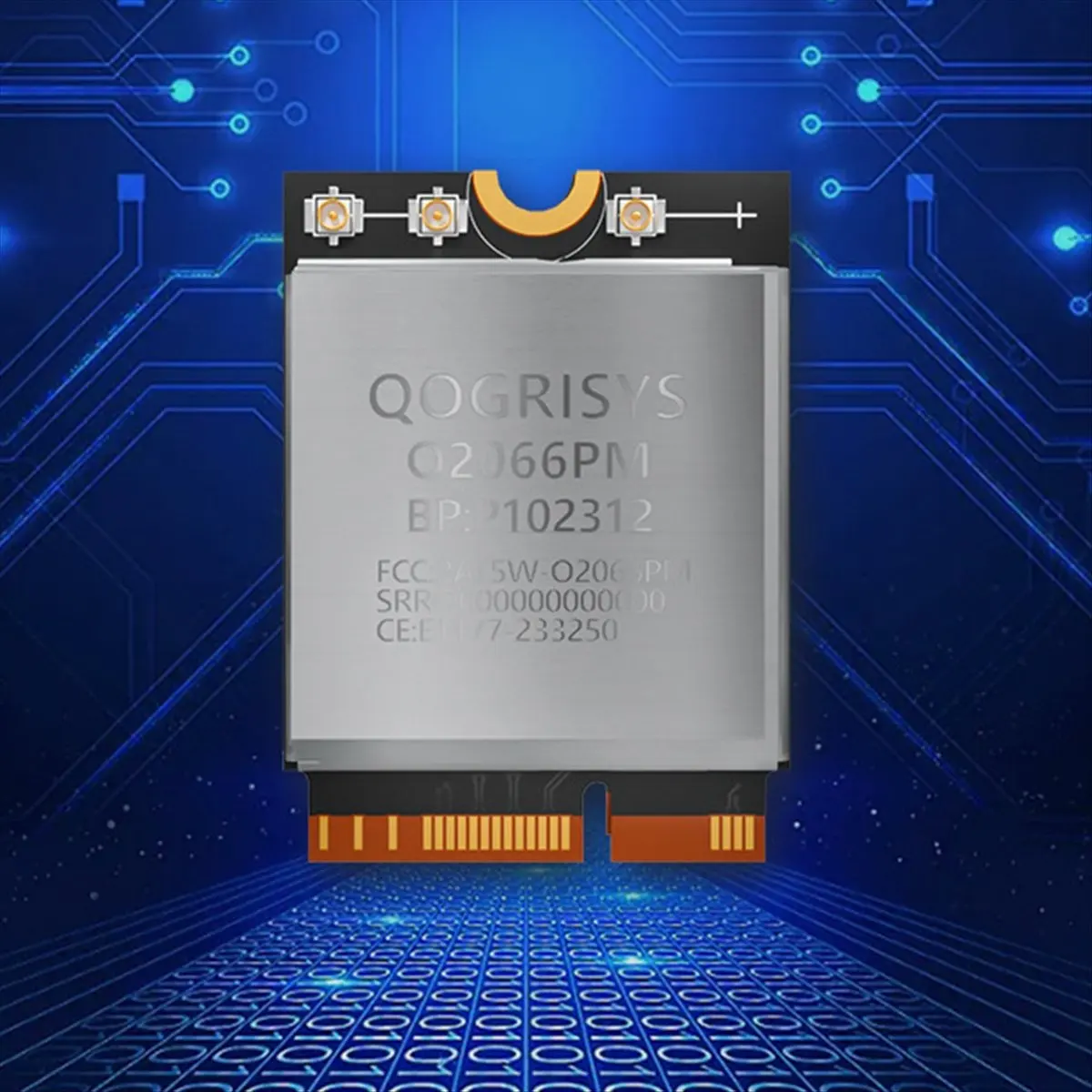 وحدة الكمبيوتر المحمول اللاسلكية M.2 سطح المكتب Win11 WIFI6E معدل الوحدة 3Gbps 18dBm WiFi Module