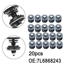 20 Pcs Interior Door Panel Push Type Clips For Passat Bus T5 Taureg 7L6868243 Car Door Card Retainer Trim Panel Clips