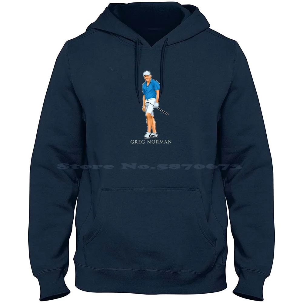 Greg Norman Master Golf Legend 100% Cotton Hoodie T Shirt Greg Norman Rory Mcllroy Jack Nicklaus Walter Hagen Masters Golfer