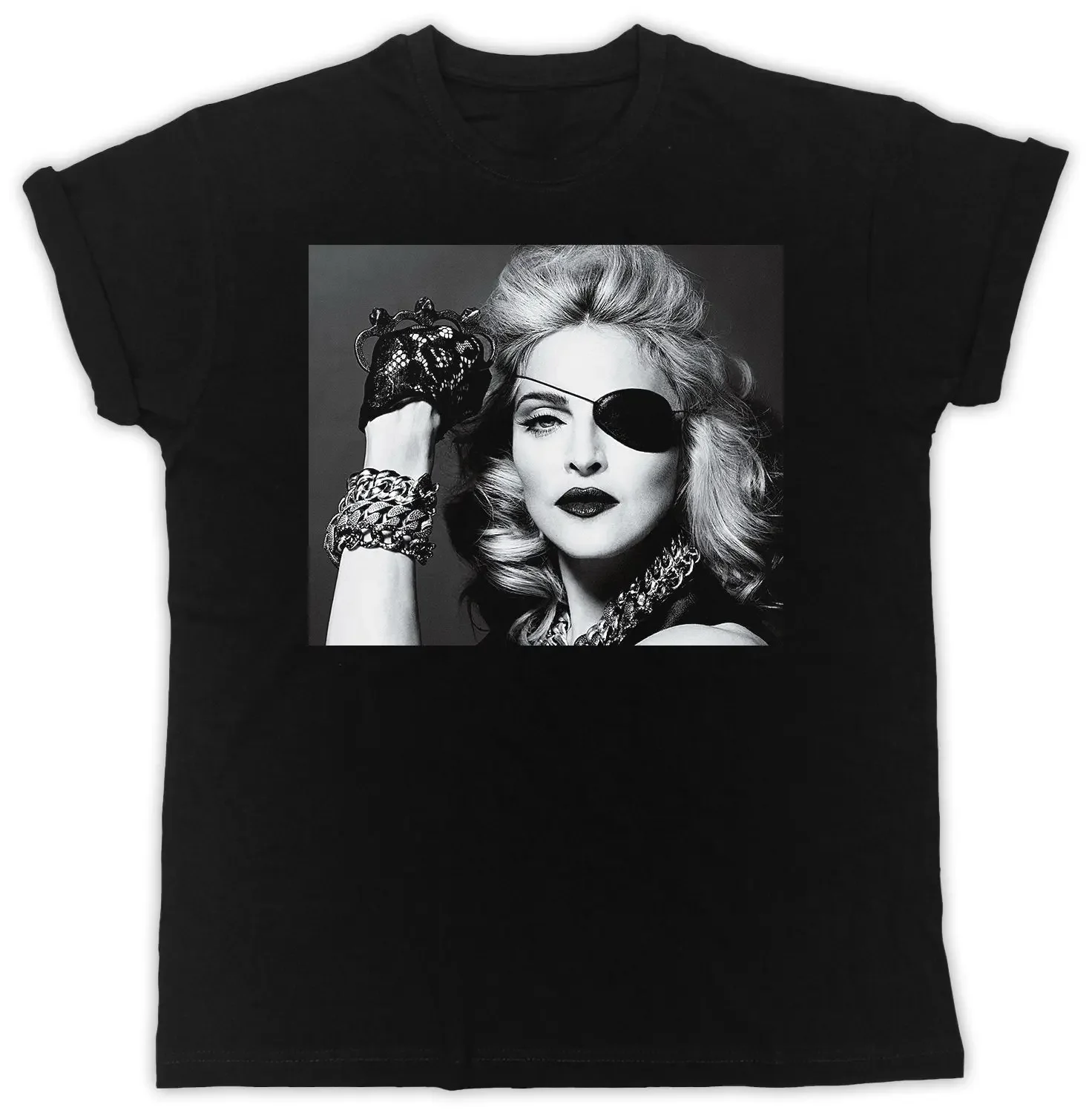 Madonna Tshirt men Cool Short Sleeve cotton Unisex Black t-shirt Ideal Gift hip hop tops streetwear Informal manga Sweatshirt