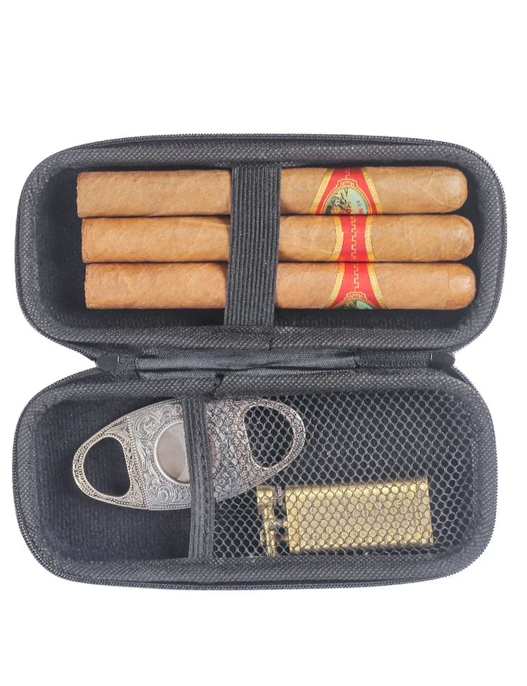 

6PCS Cigar case Container Soft Portable Personal Men Male Female EVA Cigar Bag Cigar case