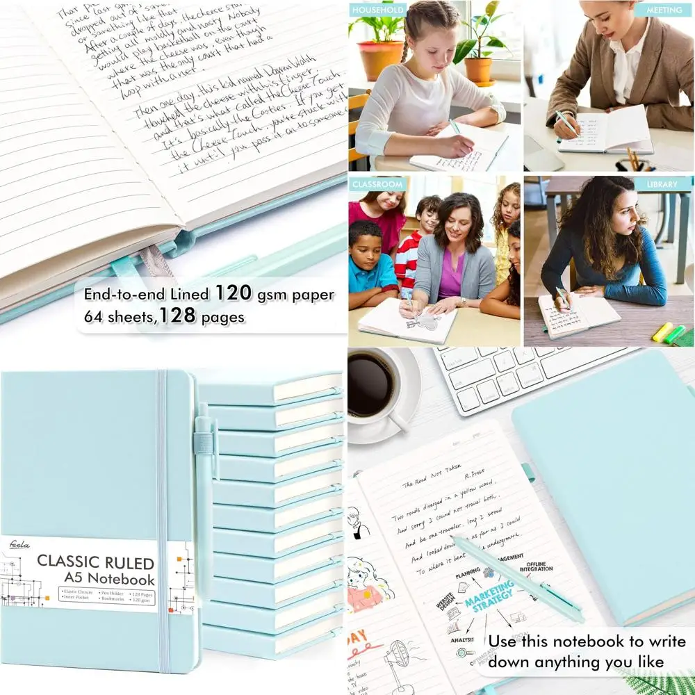 12-Pack A5 Hardcove…