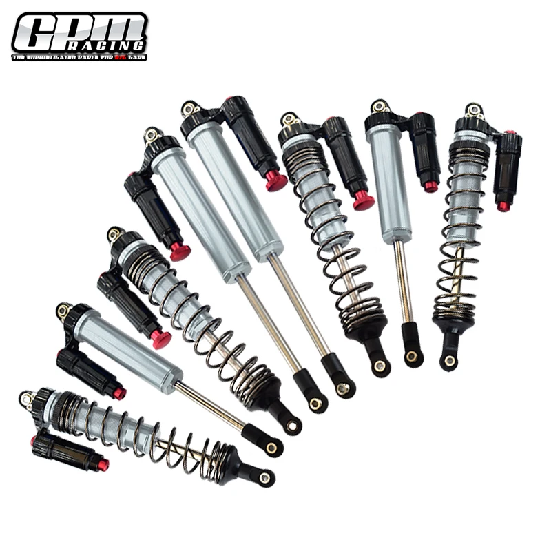GPM 6061 Legering L-vorm Piggy Back Voor- en Achterdemperset voor TRAXXAS 1/7 UDR RACER-85076-4