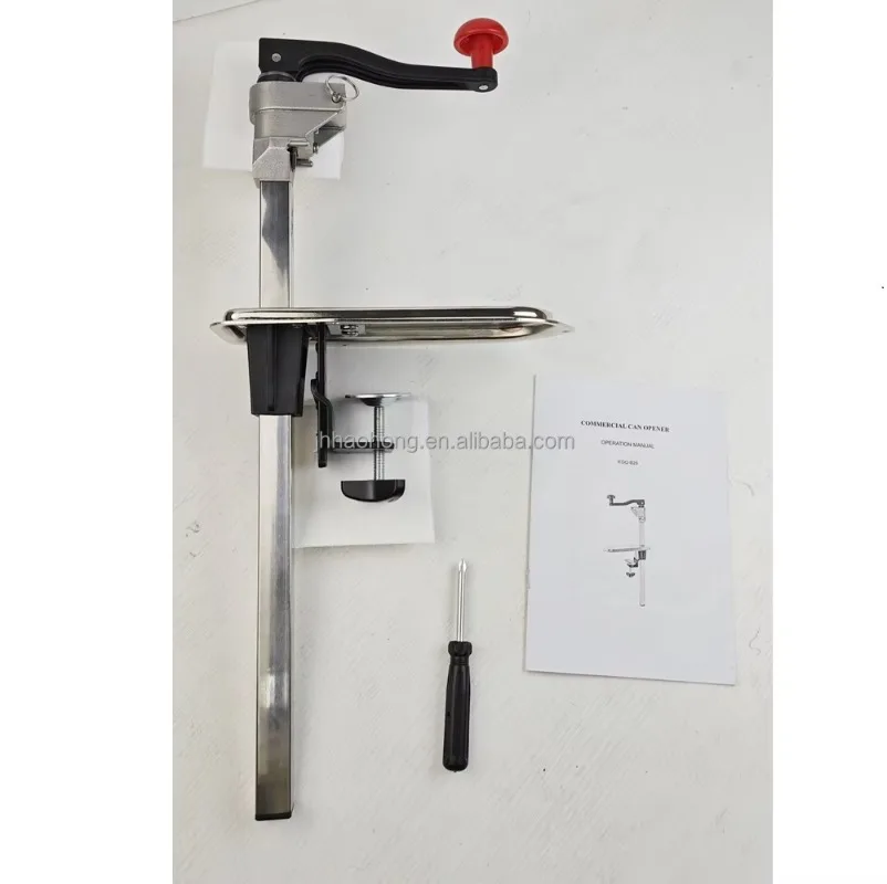 فتاحة علب الفولاذ المقاوم للصدأ المثبتة على الطاولة التجارية منتج جديد