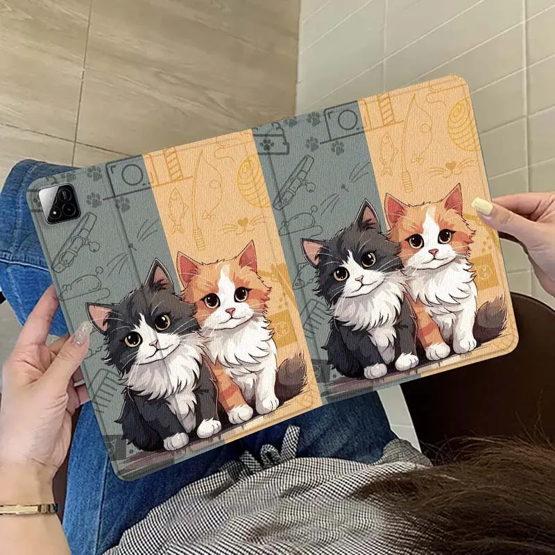

Чехол для планшета с милым изображением кота для Xiaomi Redmi Mi Pad 5 6 6s 7 SE Pro Max Ultra 12,4 12,5 14 дюймов