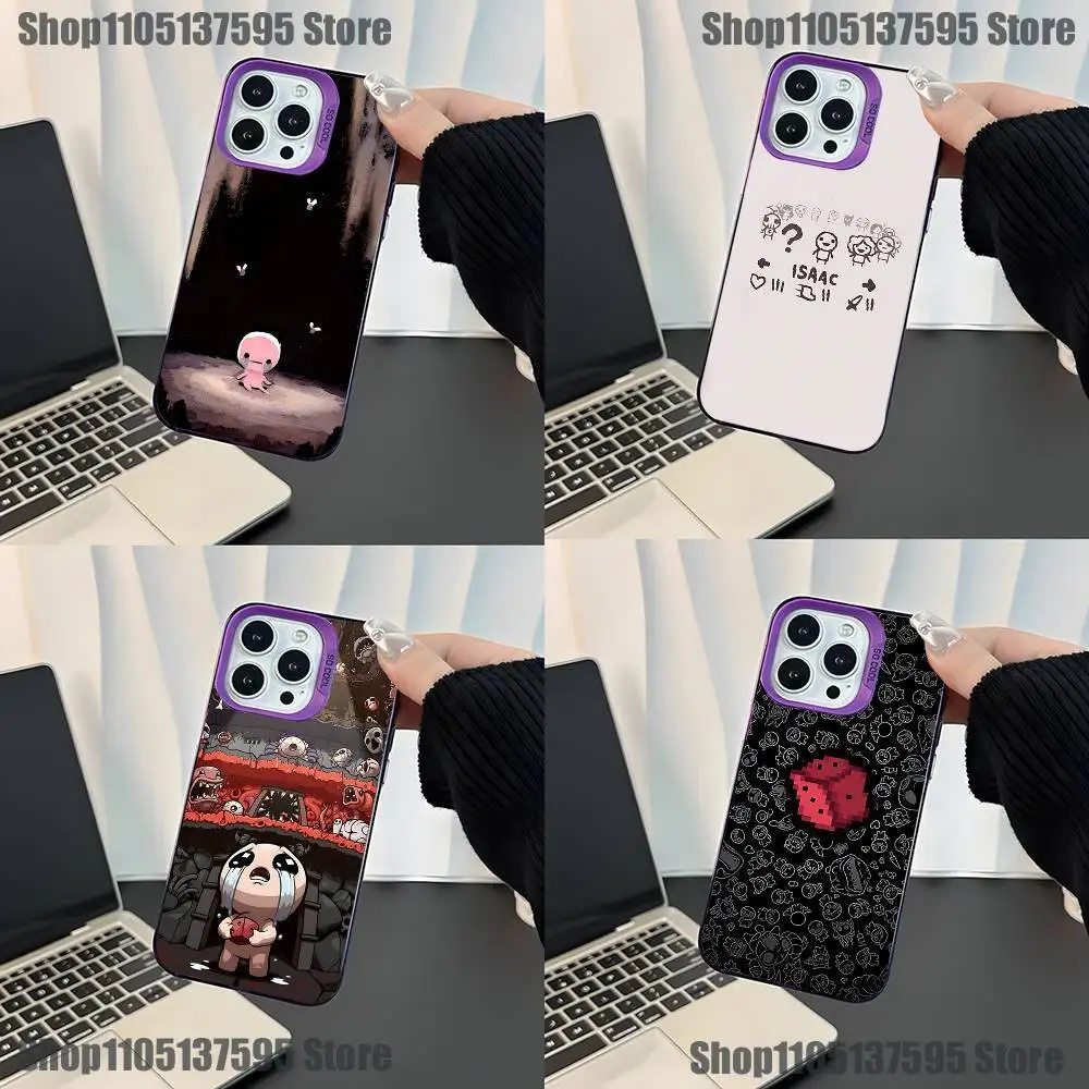 

The Binding of Isaac Phone Case For iPhone 17,16,15,14,13,12,11,Mini,Pro,E,SE4,XS,MAX Purple Candy Matte Cover