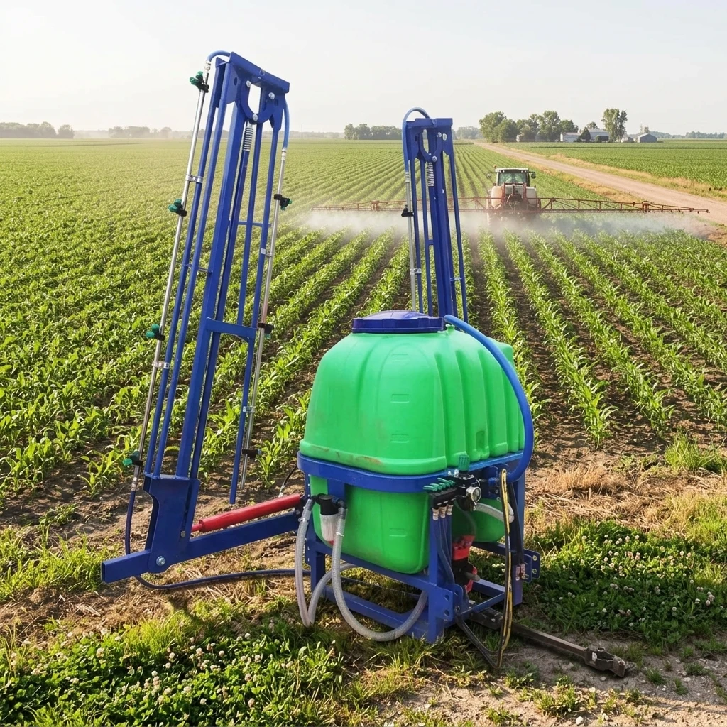 Tractor Rear Mounted Farmland Hydraulic Folding Boom Sprayers Machine