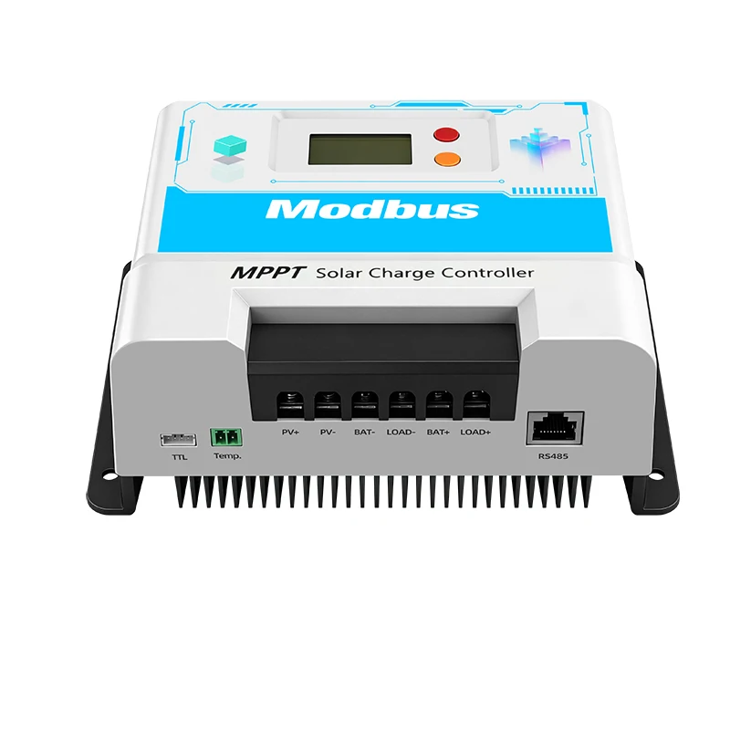Modbus standard MPPT 12V/24V Automatic Universal TTL Interface Protocol Solar change Controller