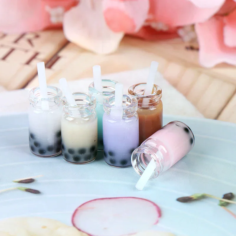 3 Stücke 1:12 Puppenhaus Miniatur Milch Teetassen Mini Spielzeug Puppenhaus Dekoration