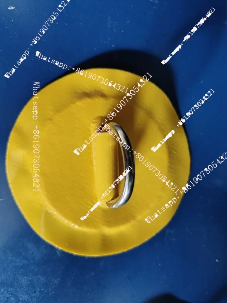 

steel D-buckle inflatable boat rope buckle SUP paddle board rope fixing buckle accessories with glue color white