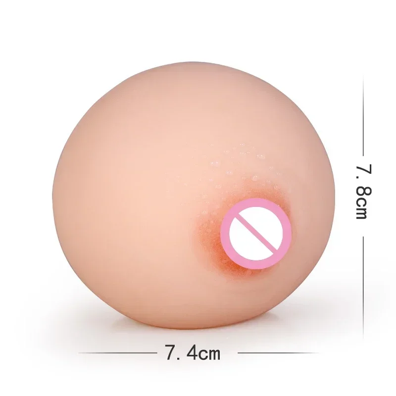 TPE الثدي الاصطناعي الرجال الاستمناء الجنس لعب واقعية لينة الصدر المهبل للكبار رجل مثير الثدي منتجات الكبار 18 + #4