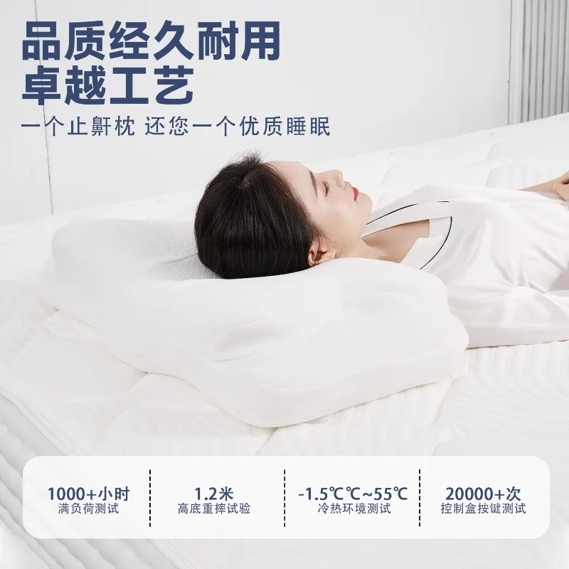 Suitable for Shoulder and neck massage, hot compress, airbag traction, multifunctional anti snoring pillow