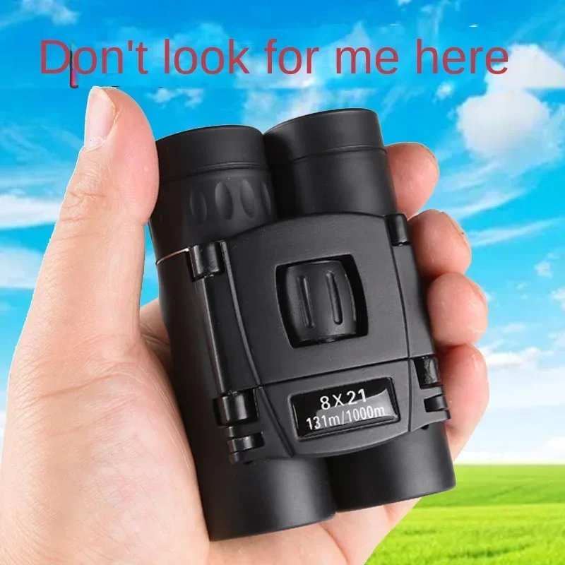 8X21 Children's Binoculars High Magnification High Telescope Outdoor Camping Mountain Hiking Watch Scenic  Telescope