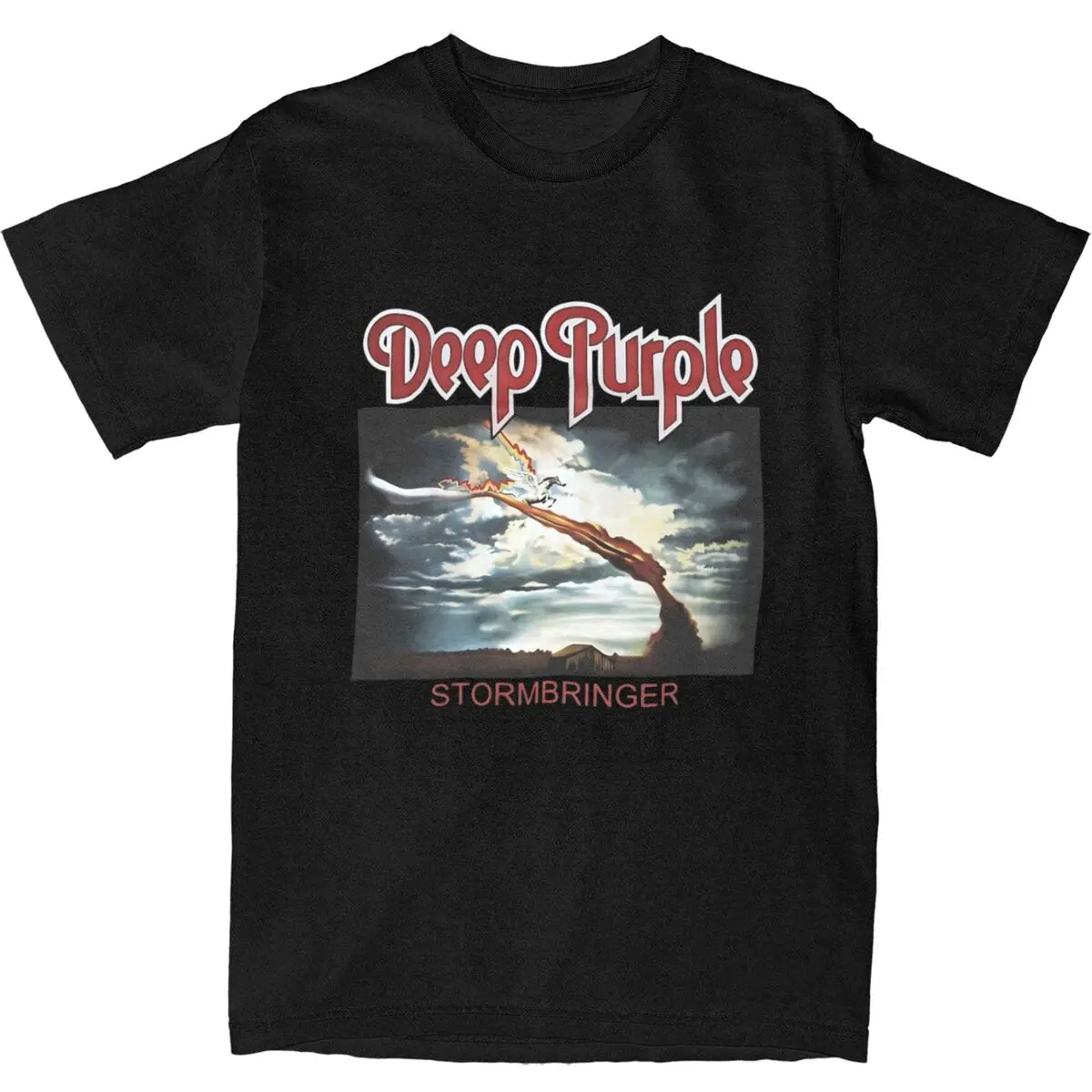 

English Deep Purple Rock Musci Band T Shirt Beach Heavy Metal Funny T Shirts Cotton Tshirt For Men Short Sleeve Casual Top Tees