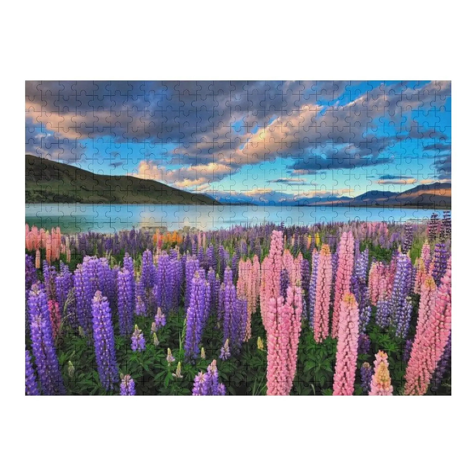 

Lake Tekapo New Zealand Jigsaw Puzzle Customizeds For Kids Wood Photo Personalized Puzzle