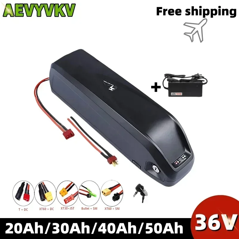 Аккумулятор Hailong для электрического велосипеда, 36 В, 48 В, 52 в, USB 18650 BBS02, BBS03, BBSHD 20 Ач, 30 Ач, 500 Вт, 750 Вт, 1000 Вт, 1500 Вт, аккумулятор для скутера