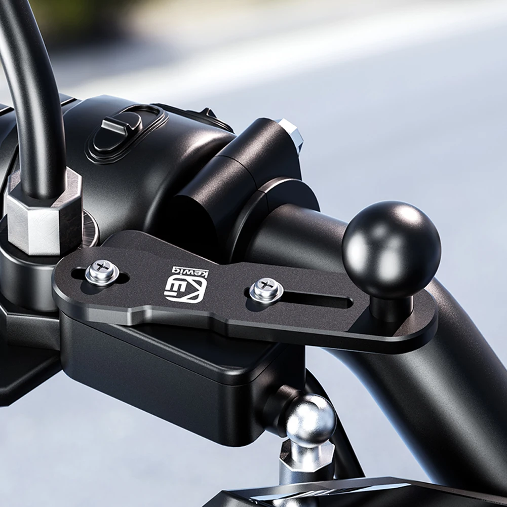 

Motorcycle Handlebar Pump Aluminum Alloy Motorcycle Brake/Clutch Reservoir Cover Phone Holder for Sports Camera Smartphone