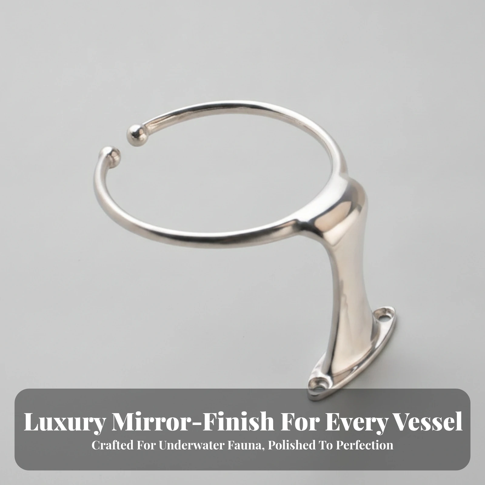 Cup Holder with Wall Mount Bracket Polished Wall-Mounted Cup Holder Sturdy Space-Saving for RV Travelers, Boats, Yachts