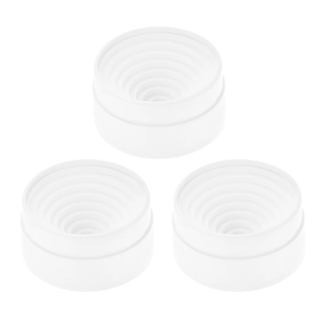 3Pcs Laboratory Flask Support Plastic Stand 90mm Diameter Round Bottom Holder for 50ml-1000ml Flasks White Flask Pad for Support