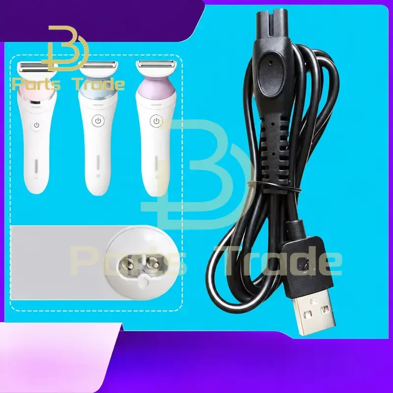 USB Power Cord for Philips Electric Shaver BRL146 BRL166 BRL136 BRL126 Charging Cable Replacement Adapter