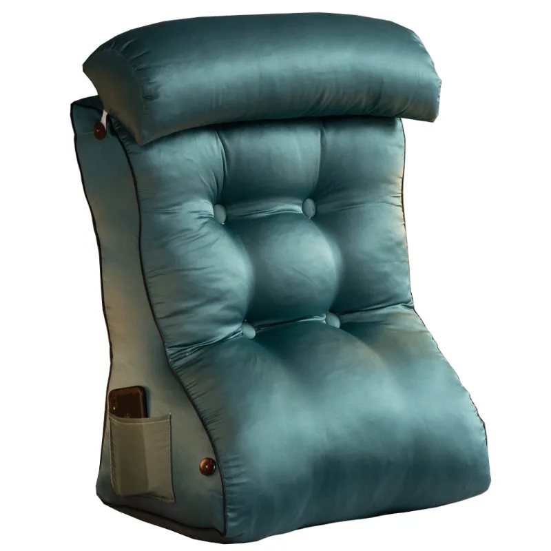 

Light luxury bedside cushion soft bag European bed pillow bed backrest cushion sofa throw pillow removable and washable